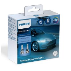 ΛΑΜΠΕΣ LED ΣΕΤ 2 ΤΕΜ. PHILIPS H11 12/24V 6500K