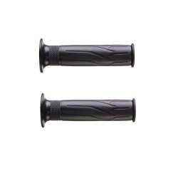 Σετ Χειρολαβές Γκριπ Ariete Road Yamaha 02638/SSF μαύρο με τρύπα 125mm Σετ Χειρολαβές Γκριπ Ariete Road Yamaha 02638/SSF μαύρο με τρύπα 125mm