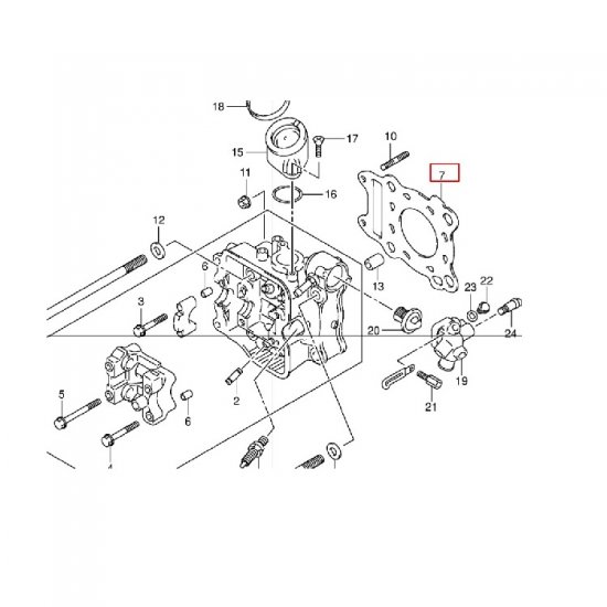 ΦΛΑΤΖΑ ΚΑΥΣΗΣ UC 150 EPICURO UH 150 BURGMAN 99 - 06 ΦΛΑΤΖΑ ΚΑΥΣΗΣ UC 150 EPICURO UH 150 BURGMAN 99 - 06
