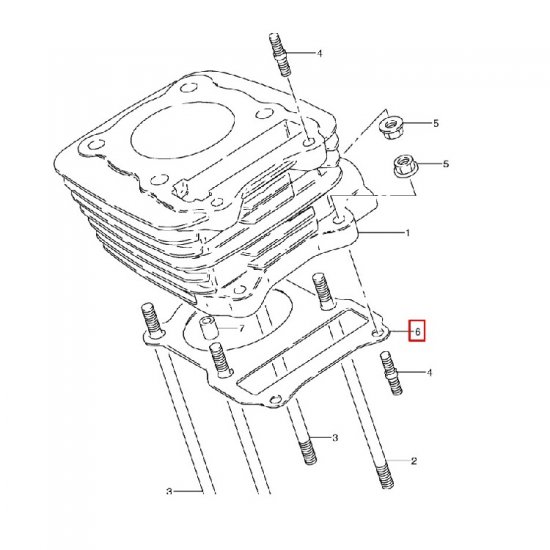 ΦΛΑΤΖΑ ΒΑΣΗΣ ΚΥΛΙΔΡΟΥ GN 125 , GS 125 , DR 125 , TU 125 , DRZ 125 , RV 125 , DRZ 125 , ΦΛΑΤΖΑ ΒΑΣΗΣ ΚΥΛΙΔΡΟΥ GN 125 , GS 125 , DR 125 , TU 125 , DRZ 125 , RV 125 , DRZ 125 ,