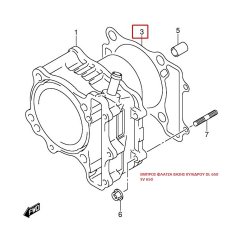 ΦΛΑΤΖΑ ΒΑΣΗΣ ΕΜΠΡΟΣ ΚΥΛΙΔΡΟΥ DL 650 VSTROM SV 650 