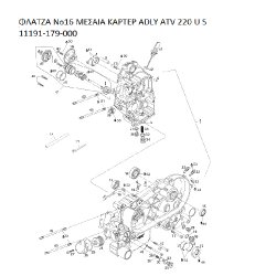 ΦΛΑΤΖΑ ΜΕΣΑΙΑ ΚΑΡΤΕΡ ADLY PARTFINDER ATV 220 U S 11191-179-000
