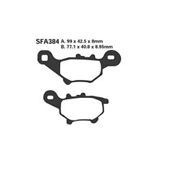 EBC ΣΕΤ ΤΑΚΑΚΙΑ 2 TEM. ΟΡΓΑΝΙΚΑ SCOOTER SFA384 ( FA384 ) ( F ) EBC ΣΕΤ ΤΑΚΑΚΙΑ 2 TEM. ΟΡΓΑΝΙΚΑ SCOOTER SFA384 ( FA384 ) ( F )