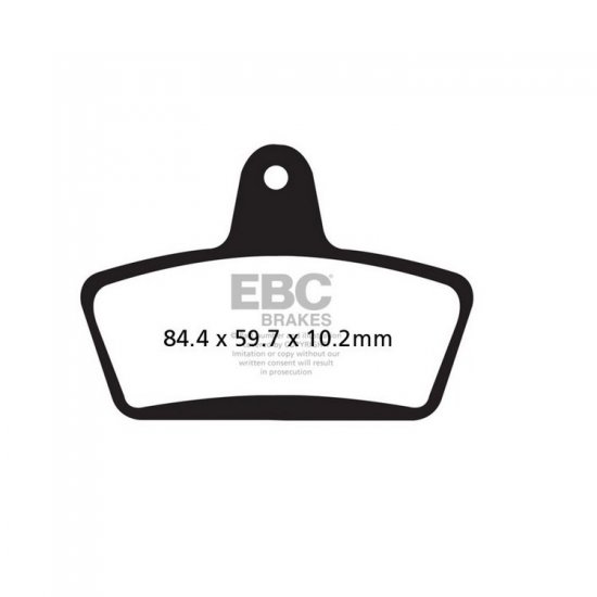 EBC ΣΕΤ ΤΑΚΑΚΙΑ 2 TEM. ΟΡΓΑΝΙΚΑ STREET FA623 ( F / R ) EBC ΣΕΤ ΤΑΚΑΚΙΑ 2 TEM. ΟΡΓΑΝΙΚΑ STREET FA623 ( F / R )