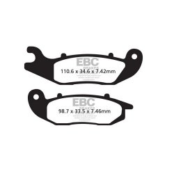 EBC ΣΕΤ ΤΑΚΑΚΙΑ 2 TEM. CARBON ENDURO FA465TT ( F )