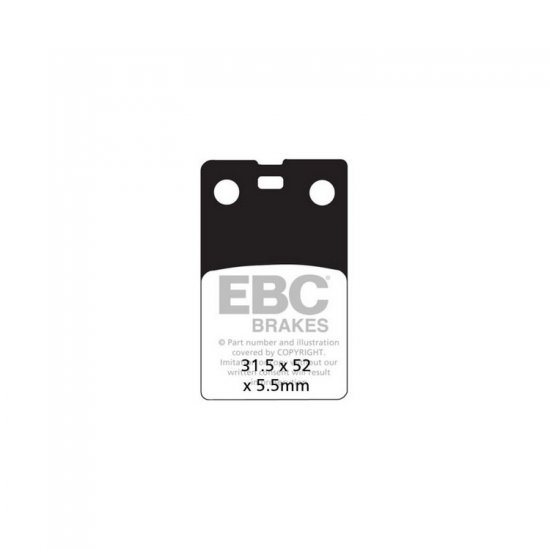EBC ΣΕΤ ΤΑΚΑΚΙΑ 2 TEM. ΟΡΓΑΝΙΚΑ SCOOTER SFA099 ( FA99 ) ( F / R ) EBC ΣΕΤ ΤΑΚΑΚΙΑ 2 TEM. ΟΡΓΑΝΙΚΑ SCOOTER SFA099 ( FA99 ) ( F / R )