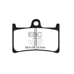 EBC ΣΕΤ ΤΑΚΑΚΙΑ 2 TEM. ΟΡΓΑΝΙΚΑ SCOOTER SFA252 ( FA252 )  ( F ) EBC ΣΕΤ ΤΑΚΑΚΙΑ 2 TEM. ΟΡΓΑΝΙΚΑ SCOOTER SFA252 ( FA252 )  ( F )