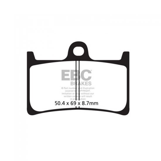 EBC ΣΕΤ ΤΑΚΑΚΙΑ 2 TEM. ΟΡΓΑΝΙΚΑ SCOOTER SFA252 ( FA252 ) ( F ) EBC ΣΕΤ ΤΑΚΑΚΙΑ 2 TEM. ΟΡΓΑΝΙΚΑ SCOOTER SFA252 ( FA252 ) ( F )