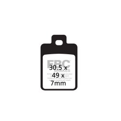 EBC ΣΕΤ ΤΑΚΑΚΙΑ 2 TEM. ΟΡΓΑΝΙΚΑ SCOOTER SFA255 ( FA255 )  ( F ) EBC ΣΕΤ ΤΑΚΑΚΙΑ 2 TEM. ΟΡΓΑΝΙΚΑ SCOOTER SFA255 ( FA255 )  ( F )