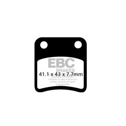 EBC ΣΕΤ ΤΑΚΑΚΙΑ 2 TEM. ΟΡΓΑΝΙΚΑ SCOOTER SFA257 ( FA257 )  ( F ) EBC ΣΕΤ ΤΑΚΑΚΙΑ 2 TEM. ΟΡΓΑΝΙΚΑ SCOOTER SFA257 ( FA257 )  ( F )