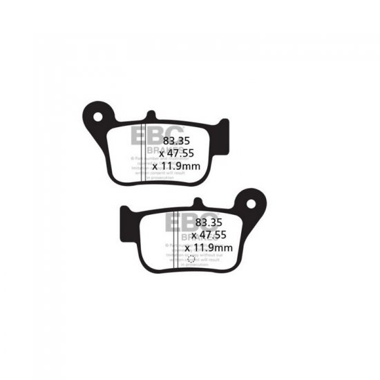 EBC ΣΕΤ ΤΑΚΑΚΙΑ 2 TEM. ΟΡΓΑΝΙΚΑ SCOOTER SFA628 ( FA628 ) ( R ) EBC ΣΕΤ ΤΑΚΑΚΙΑ 2 TEM. ΟΡΓΑΝΙΚΑ SCOOTER SFA628 ( FA628 ) ( R )