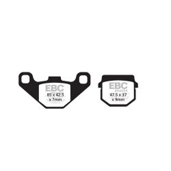 EBC ΣΕΤ ΤΑΚΑΚΙΑ 2 TEM. CARBON SCOOTER SFAC083 ( FA83 ) ( F / R ) EBC ΣΕΤ ΤΑΚΑΚΙΑ 2 TEM. CARBON SCOOTER SFAC083 ( FA83 ) ( F / R )