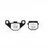 EBC ΣΕΤ ΤΑΚΑΚΙΑ 2 TEM. CARBON SCOOTER SFAC083 ( FA83 ) ( F / R )