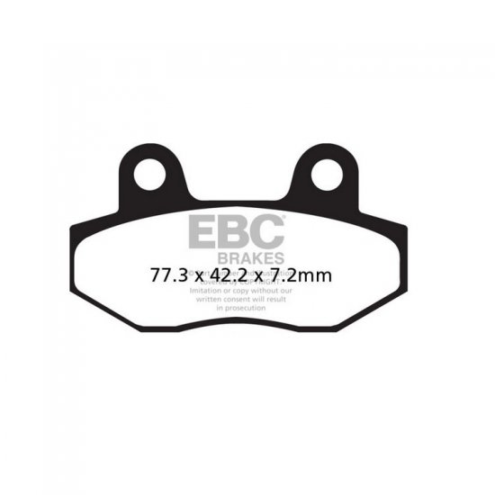 EBC ΣΕΤ ΤΑΚΑΚΙΑ 2 TEM. CARBON SCOOTER SFAC086 (FA86 ) ( F / R ) EBC ΣΕΤ ΤΑΚΑΚΙΑ 2 TEM. CARBON SCOOTER SFAC086 (FA86 ) ( F / R )