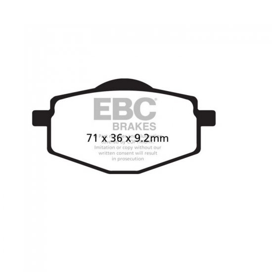 EBC ΣΕΤ ΤΑΚΑΚΙΑ 2 TEM. CARBON SCOOTER SFAC101 ( FA101 ) ( F / R ) EBC ΣΕΤ ΤΑΚΑΚΙΑ 2 TEM. CARBON SCOOTER SFAC101 ( FA101 ) ( F / R )