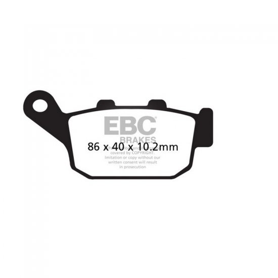 EBC ΣΕΤ ΤΑΚΑΚΙΑ 2 TEM. CARBON SCOOTER SFAC140 ( FA140 ) ( F / R ) EBC ΣΕΤ ΤΑΚΑΚΙΑ 2 TEM. CARBON SCOOTER SFAC140 ( FA140 ) ( F / R )