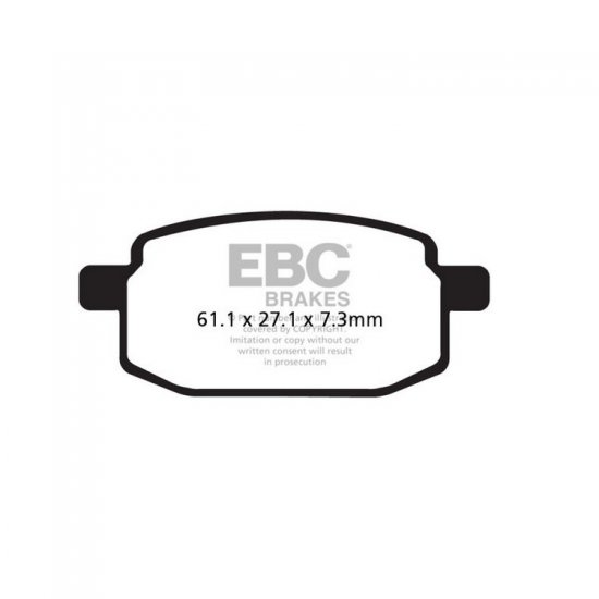 EBC ΣΕΤ ΤΑΚΑΚΙΑ 2 TEM. CARBON SCOOTER SFAC169 ( FA169 ) ( F / R ) EBC ΣΕΤ ΤΑΚΑΚΙΑ 2 TEM. CARBON SCOOTER SFAC169 ( FA169 ) ( F / R )