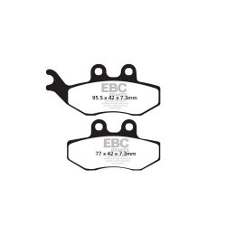 EBC ΣΕΤ ΤΑΚΑΚΙΑ 2 TEM. CARBON SCOOTER SFAC194 ( FA194 ) ( F / R ) EBC ΣΕΤ ΤΑΚΑΚΙΑ 2 TEM. CARBON SCOOTER SFAC194 ( FA194 ) ( F / R )