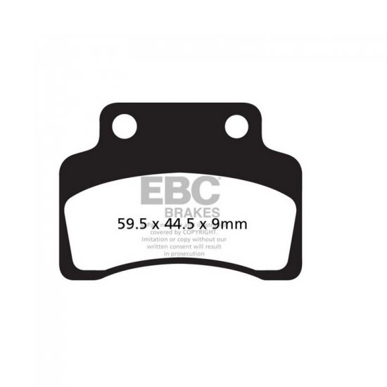EBC ΣΕΤ ΤΑΚΑΚΙΑ 2 TEM. CARBON SCOOTER SFAC235 ( FA235 ) ( F / R )