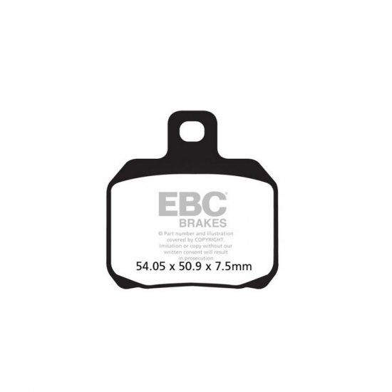 EBC ΣΕΤ ΤΑΚΑΚΙΑ 2 TEM. CARBON SCOOTER SFAC266 ( FA266 ) ( R ) EBC ΣΕΤ ΤΑΚΑΚΙΑ 2 TEM. CARBON SCOOTER SFAC266 ( FA266 ) ( R )