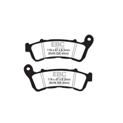 EBC ΣΕΤ ΤΑΚΑΚΙΑ 2 TEM. CARBON SCOOTER SFAC388 ( FA355/4 ) ( F / R ) EBC ΣΕΤ ΤΑΚΑΚΙΑ 2 TEM. CARBON SCOOTER SFAC388 ( FA355/4 ) ( F / R )