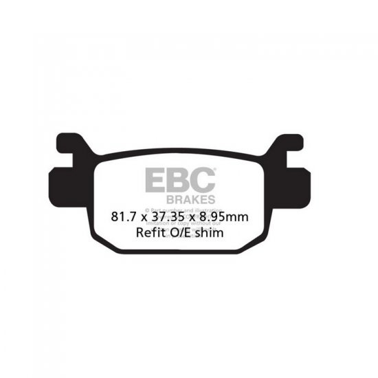 EBC ΣΕΤ ΤΑΚΑΚΙΑ 2 TEM. CARBON SCOOTER SFAC415 ( FA415 ) ( R ) EBC ΣΕΤ ΤΑΚΑΚΙΑ 2 TEM. CARBON SCOOTER SFAC415 ( FA415 ) ( R )