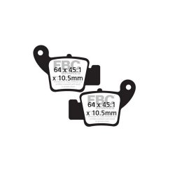 EBC ΣΕΤ ΤΑΚΑΚΙΑ 2 TEM. CARBON ENDURO FA634TT ( R )