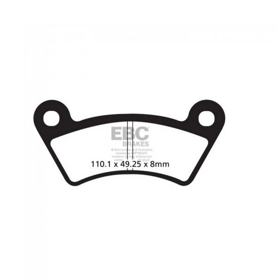 EBC ΣΕΤ ΤΑΚΑΚΙΑ 2 TEM. CARBON ENDURO FA482TT ( F / R ) EBC ΣΕΤ ΤΑΚΑΚΙΑ 2 TEM. CARBON ENDURO FA482TT ( F / R )