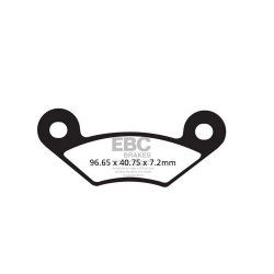 EBC ΣΕΤ ΤΑΚΑΚΙΑ 2 TEM. CARBON ENDURO FA483TT ( F )