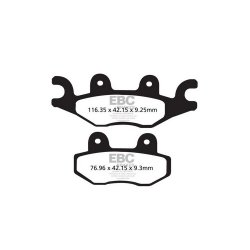 EBC ΣΕΤ ΤΑΚΑΚΙΑ 2 TEM. CARBON ENDURO FA484TT ( F )