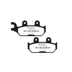 EBC ΣΕΤ ΤΑΚΑΚΙΑ 2 TEM. CARBON ENDURO FA645TT ( F )