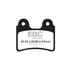 EBC ΣΕΤ ΤΑΚΑΚΙΑ 2 TEM. CARBON ENDURO FA303TT ( F / R )