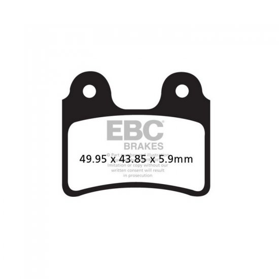EBC ΣΕΤ ΤΑΚΑΚΙΑ 2 TEM. CARBON ENDURO FA303TT ( F / R ) EBC ΣΕΤ ΤΑΚΑΚΙΑ 2 TEM. CARBON ENDURO FA303TT ( F / R )
