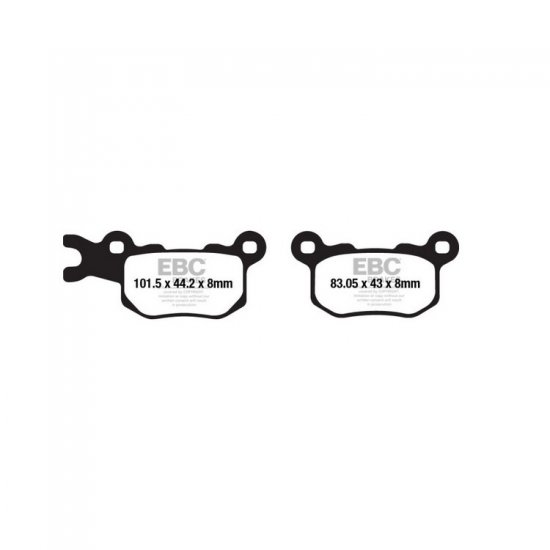 EBC ΣΕΤ ΤΑΚΑΚΙΑ 2 TEM. CARBON ENDURO FA685TT ( R ) EBC ΣΕΤ ΤΑΚΑΚΙΑ 2 TEM. CARBON ENDURO FA685TT ( R )