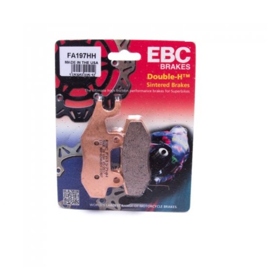 EBC ΣΕΤ ΤΑΚΑΚΙΑ 2 TEM. ΜΕΤΑΛΛΙΚΑ FA197HH ( F / R ) EBC ΣΕΤ ΤΑΚΑΚΙΑ 2 TEM. ΜΕΤΑΛΛΙΚΑ FA197HH ( F / R )