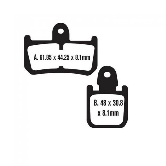 EBC ΣΕΤ ΤΑΚΑΚΙΑ 2 TEM. ΜΕΤΑΛΛΙΚΑ SINTER FA442/4HH ( F ) EBC ΣΕΤ ΤΑΚΑΚΙΑ 2 TEM. ΜΕΤΑΛΛΙΚΑ SINTER FA442/4HH ( F )