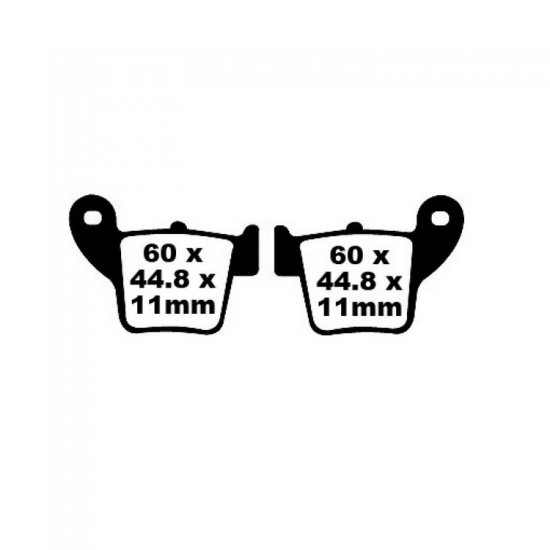 EBC ΣΕΤ ΤΑΚΑΚΙΑ 2 TEM. CARBON ENDURO FA346TT ( R ) EBC ΣΕΤ ΤΑΚΑΚΙΑ 2 TEM. CARBON ENDURO FA346TT ( R )