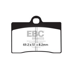 EBC ΣΕΤ ΤΑΚΑΚΙΑ 2 TEM. ΗΜΙΜΕΤΑΛΙΚΑ FA95V ( F ) EBC ΣΕΤ ΤΑΚΑΚΙΑ 2 TEM. ΗΜΙΜΕΤΑΛΙΚΑ FA95V ( F )