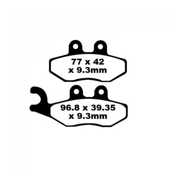 EBC ΣΕΤ ΤΑΚΑΚΙΑ 2 TEM. ΜΕΤΑΛΛΙΚΑ SCOOTER SFA353HH ( F / R ) EBC ΣΕΤ ΤΑΚΑΚΙΑ 2 TEM. ΜΕΤΑΛΛΙΚΑ SCOOTER SFA353HH ( F / R )