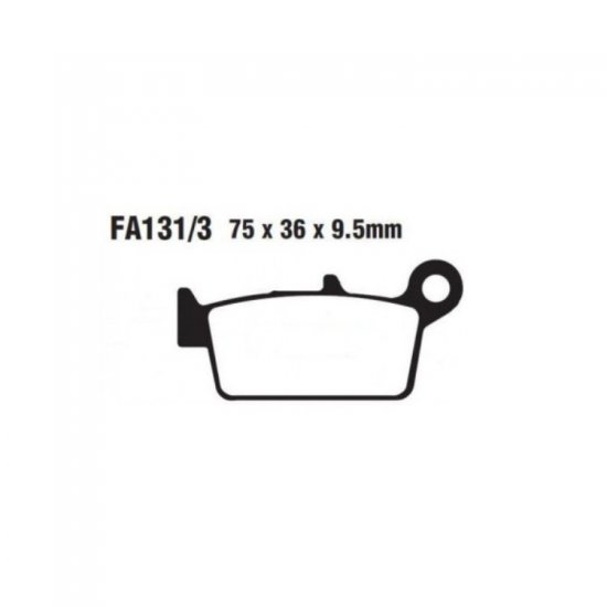 EBC ΣΕΤ ΤΑΚΑΚΙΑ 2 TEM. ΜΕΤΑΛΛΙΚΑ SCOOTER SFA131/3HH ( F / R ) EBC ΣΕΤ ΤΑΚΑΚΙΑ 2 TEM. ΜΕΤΑΛΛΙΚΑ SCOOTER SFA131/3HH ( F / R )