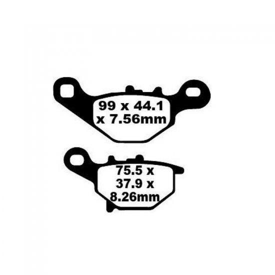 EBC ΣΕΤ ΤΑΚΑΚΙΑ 2 TEM. ΜΕΤΑΛΛΙΚΑ SCOOTER SFA396HH ( F ) EBC ΣΕΤ ΤΑΚΑΚΙΑ 2 TEM. ΜΕΤΑΛΛΙΚΑ SCOOTER SFA396HH ( F )
