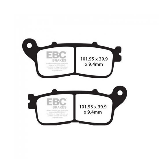 EBC ΣΕΤ ΤΑΚΑΚΙΑ 2 TEM. ΜΕΤΑΛΛΙΚΑ FA636HH ( R ) EBC ΣΕΤ ΤΑΚΑΚΙΑ 2 TEM. ΜΕΤΑΛΛΙΚΑ FA636HH ( R )
