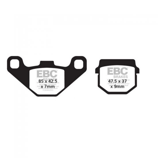 EBC ΣΕΤ ΤΑΚΑΚΙΑ 2 TEM. ΜΕΤΑΛΛΙΚΑ SCOOTER SFA083HH ( F / R ) EBC ΣΕΤ ΤΑΚΑΚΙΑ 2 TEM. ΜΕΤΑΛΛΙΚΑ SCOOTER SFA083HH ( F / R )