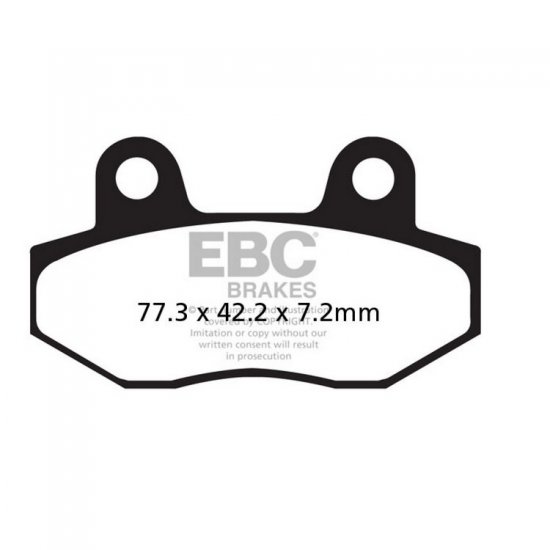 EBC ΣΕΤ ΤΑΚΑΚΙΑ 2 TEM. ΜΕΤΑΛΛΙΚΑ SCOOTER SFA086HH ( F / R )