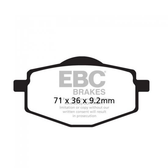 EBC ΣΕΤ ΤΑΚΑΚΙΑ 2 TEM. ΜΕΤΑΛΛΙΚΑ SCOOTER SFA101HH ( F / R ) EBC ΣΕΤ ΤΑΚΑΚΙΑ 2 TEM. ΜΕΤΑΛΛΙΚΑ SCOOTER SFA101HH ( F / R )
