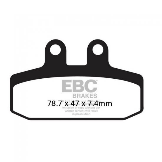 EBC ΣΕΤ ΤΑΚΑΚΙΑ 2 TEM. ΜΕΤΑΛΛΙΚΑ SCOOTER SFA256HH ( F / R )