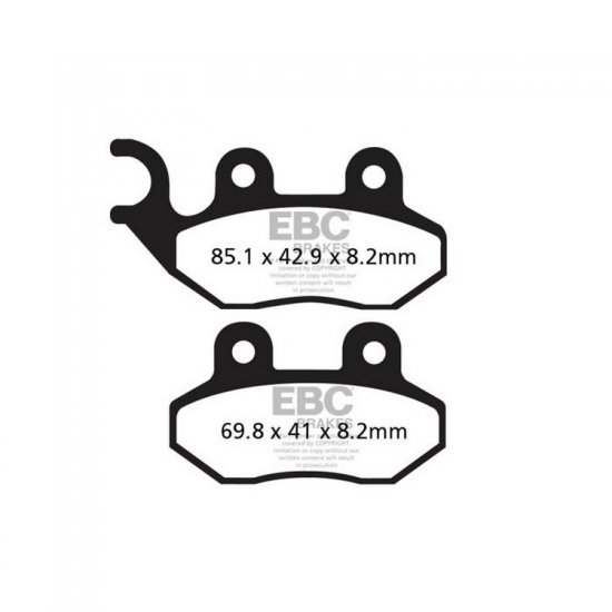 EBC ΣΕΤ ΤΑΚΑΚΙΑ 2 TEM. ΜΕΤΑΛΛΙΚΑ SCOOTER SFA264HH ( F / R ) EBC ΣΕΤ ΤΑΚΑΚΙΑ 2 TEM. ΜΕΤΑΛΛΙΚΑ SCOOTER SFA264HH ( F / R )