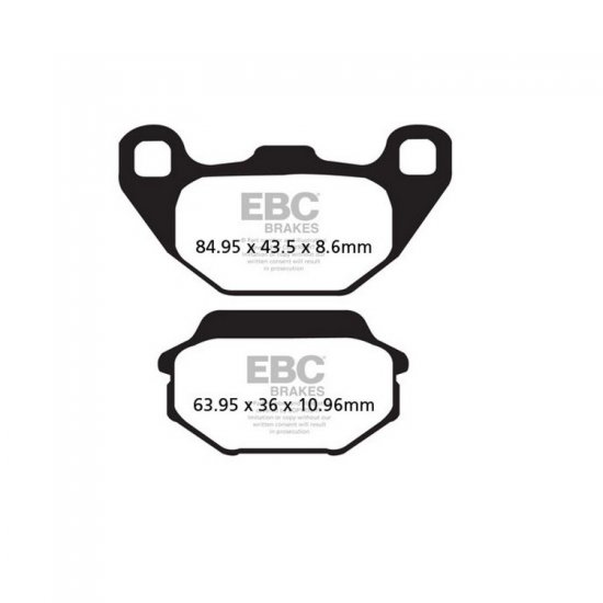 EBC ΣΕΤ ΤΑΚΑΚΙΑ 2 TEM. ΜΕΤΑΛΛΙΚΑ SCOOTER SFA305HH ( F / R ) EBC ΣΕΤ ΤΑΚΑΚΙΑ 2 TEM. ΜΕΤΑΛΛΙΚΑ SCOOTER SFA305HH ( F / R )