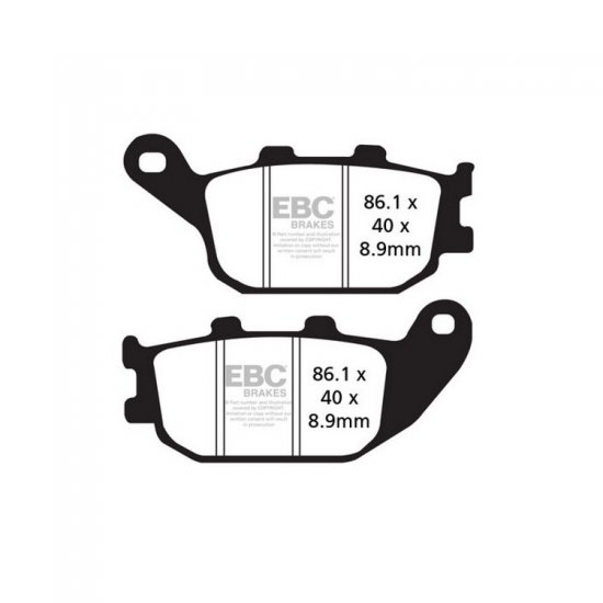 EBC ΣΕΤ ΤΑΚΑΚΙΑ 2 TEM. ΜΕΤΑΛΛΙΚΑ SCOOTER SFA358HH ( R ) EBC ΣΕΤ ΤΑΚΑΚΙΑ 2 TEM. ΜΕΤΑΛΛΙΚΑ SCOOTER SFA358HH ( R )