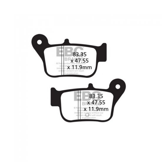 EBC ΣΕΤ ΤΑΚΑΚΙΑ 2 TEM. ΜΕΤΑΛΛΙΚΑ SCOOTER SFA628HH ( R ) EBC ΣΕΤ ΤΑΚΑΚΙΑ 2 TEM. ΜΕΤΑΛΛΙΚΑ SCOOTER SFA628HH ( R )